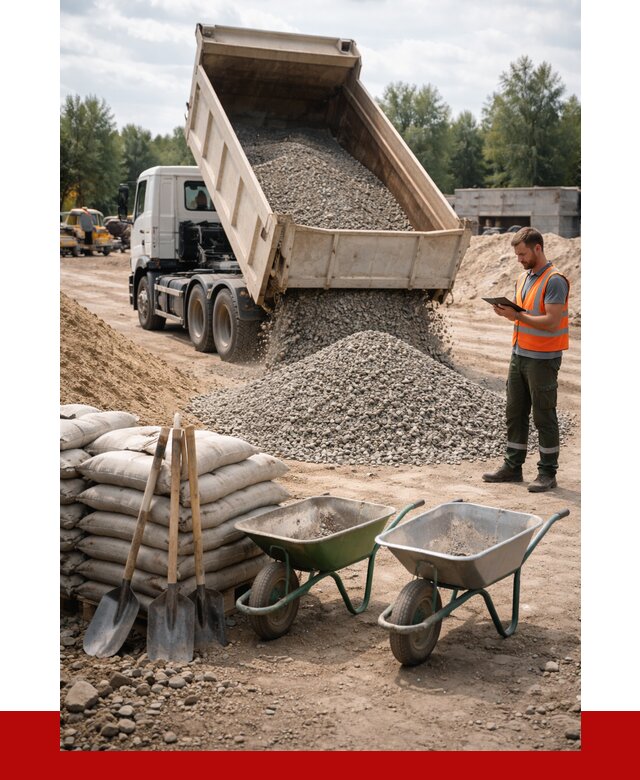 Доставка нерудных материалов в Биробиджане от 1217 руб. | ПРОНЕРУДБрб