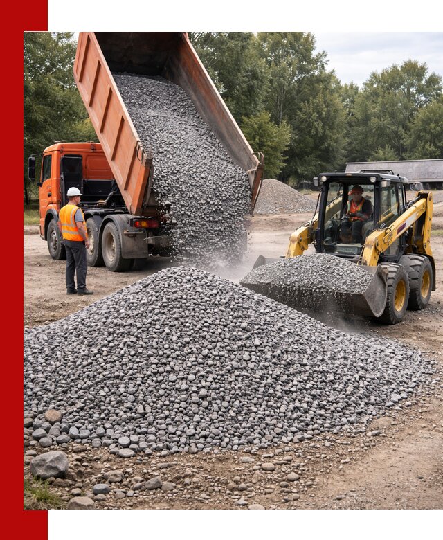 Купить гранитный щебень фракции 5–10 в Биробиджане с доставкой