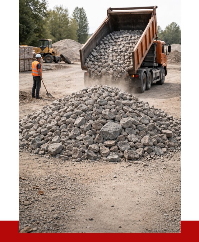 Гранитный щебень фракция 70-150 в Биробиджане от 1673 | ПРОНЕРУДБрб