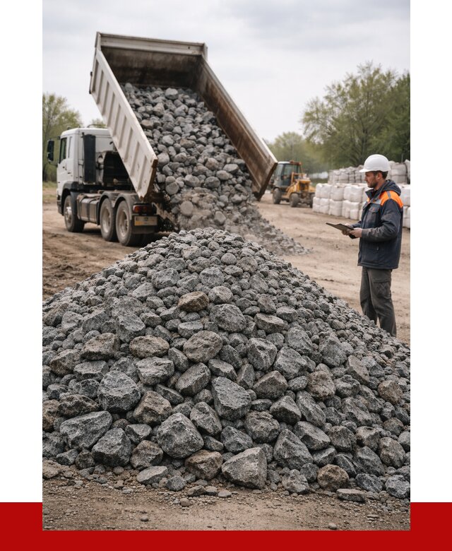 Гранитный щебень фракция 100-200 в Биробиджане от 4258 р. ПРОНЕРУДБрб