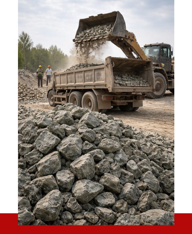 Щебень габбро диабаз фракция 70-150 в Биробиджане от 2839 р.|ПРОНЕРУДБрб