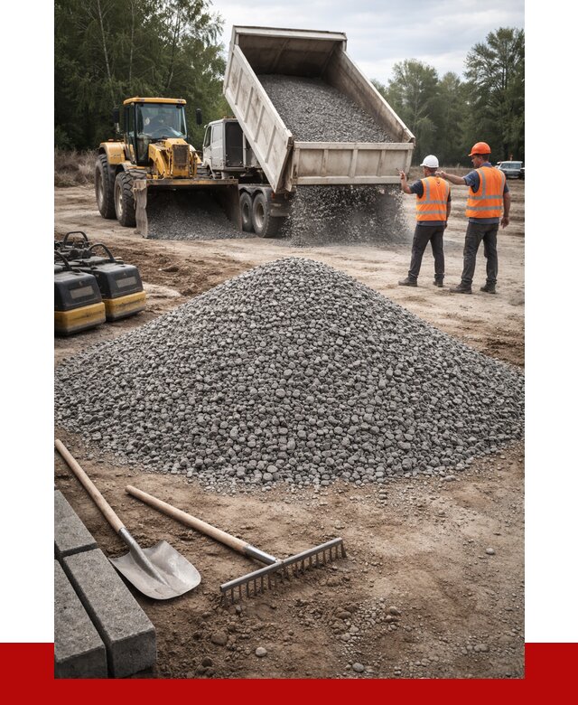 Гравийный щебень купить в Биробиджане от 2230 р. ПРОНЕРУДБрб