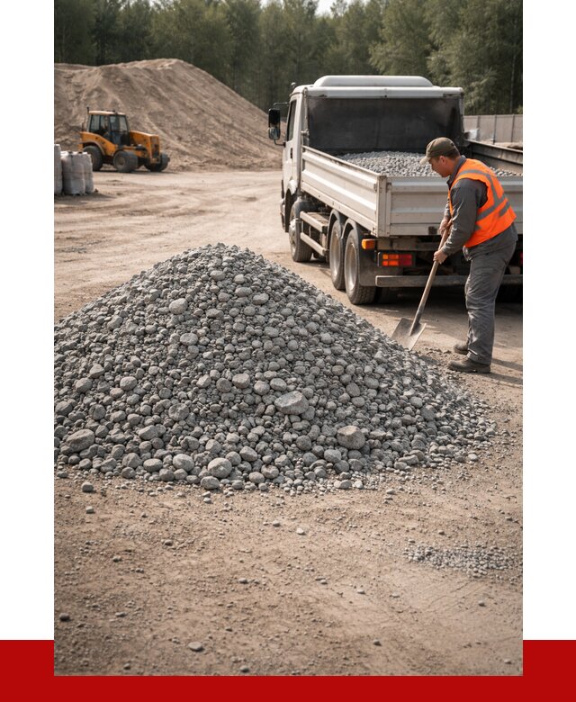 Гравийный щебень фракция 5-10 в Биробиджане от 2230 р. | ПРОНЕРУДБрб