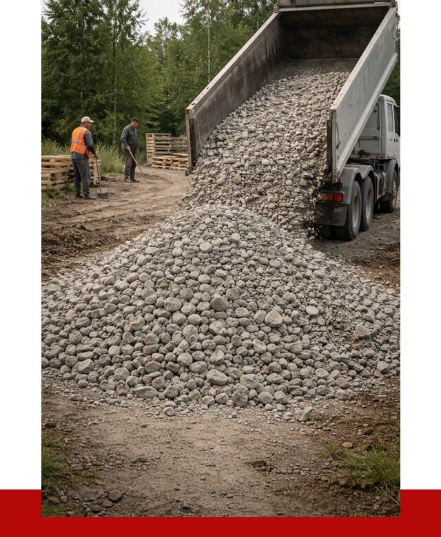 гравийный щебень фракция 70-120 в Биробиджане от 2484 р. ПРОНЕРУДБрб