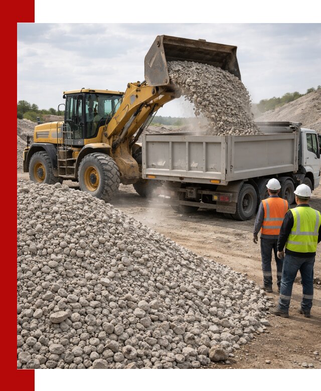 Доломитовый щебень фракция 40–71 доставка и продажа в Биробиджане