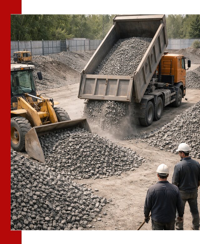 Шлаковый щебень фракция 20-40 доставка и продажа в Биробиджане