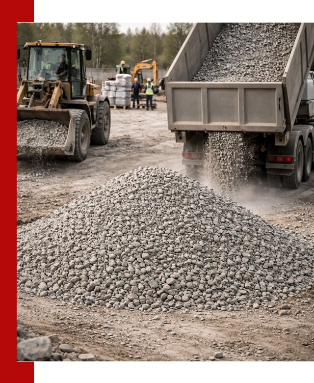 Вторичный щебень фракции 5-20 в Биробиджане — доставка и продажа крупнотоннажно