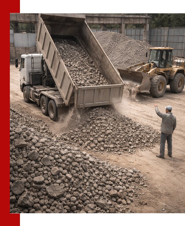 Вторичный щебень фракция 20-40 с доставкой в Биробиджане