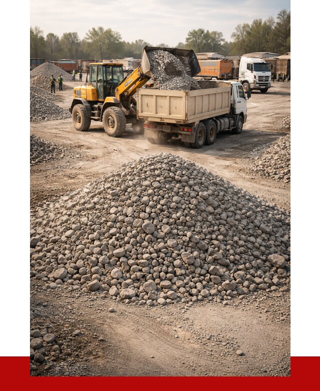 Вторичный щебень фракция 40-70 в Биробиджане от 1764 р, ПРОНЕРУДБрб