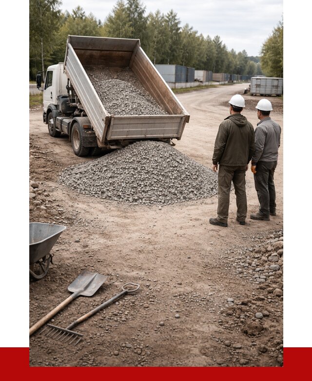 Бетонный щебень фракция 5-20 в Биробиджане от 3244 р., ПРОНЕРУДБрб