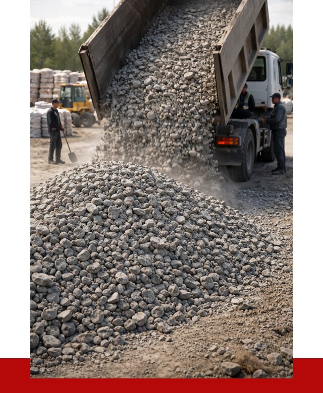 Бетонный щебень фракция 40-70 в Биробиджане от 1825 р. ПРОНЕРУДБрб