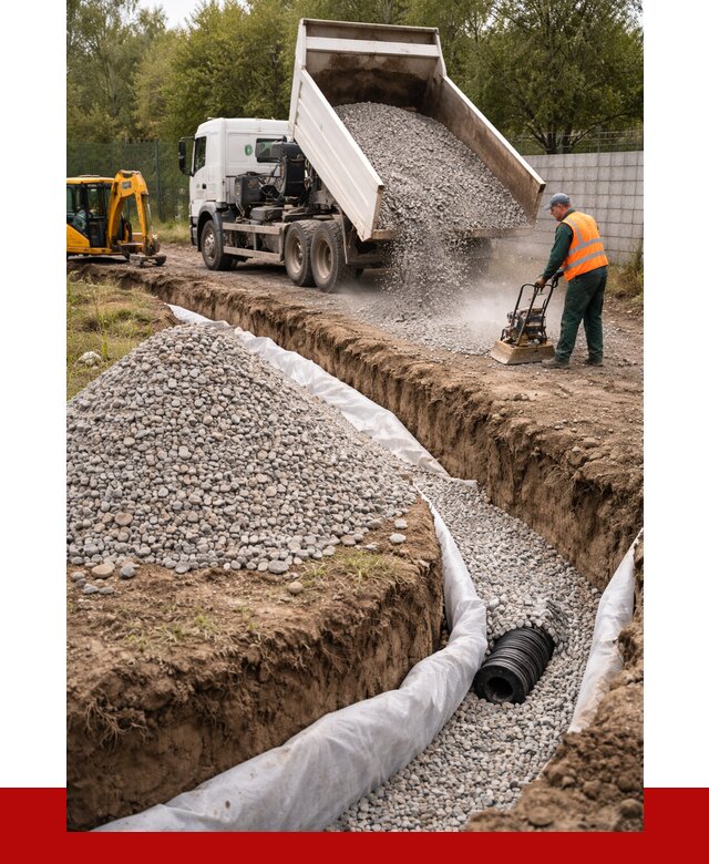 Щебень для дренажа в Биробиджане от 1876 р., ПРОНЕРУДБрб доставка