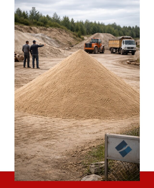 Карьерный песок навалом в Биробиджане от 1825 р. | ПРОНЕРУДБрб