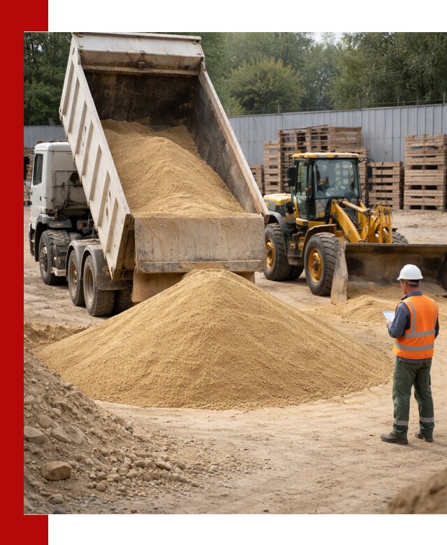 Доставка карьерного мелкозернистого песка в Биробиджане