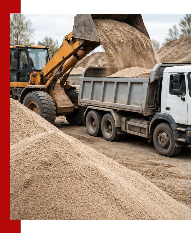 Доставка сеяного песка в Биробиджане оптом и в розницу