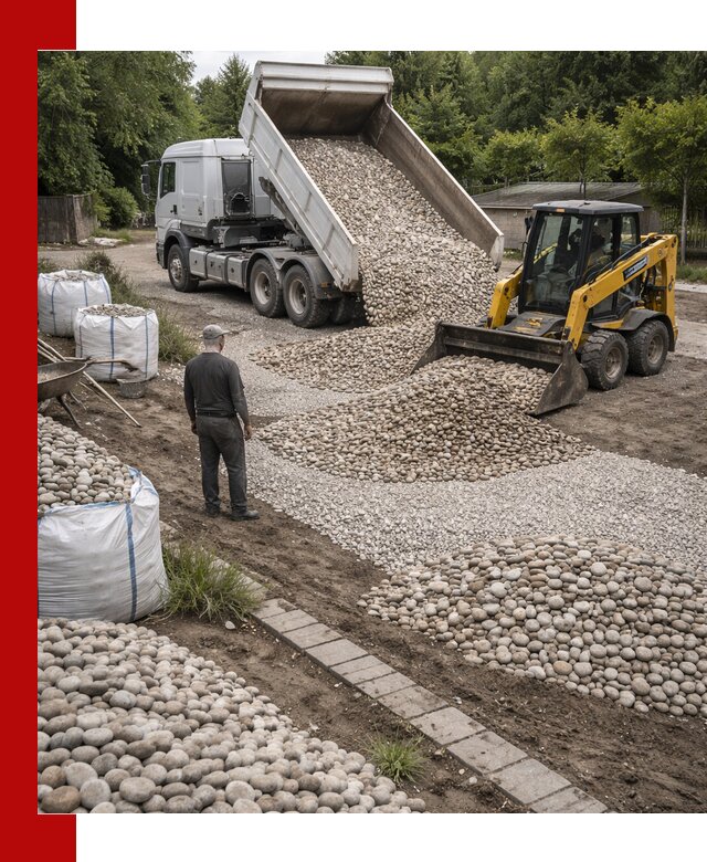 Доставка морской гальки оптом и в розницу в Биробиджане