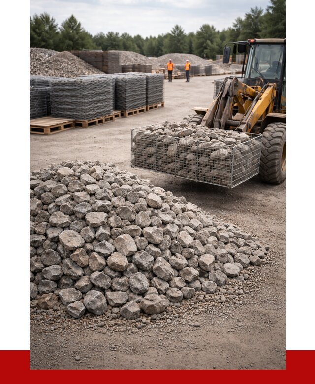 Камень для габионов фракция 70-150 в Биробиджане от 4258 р. | ПРОНЕРУДБрб