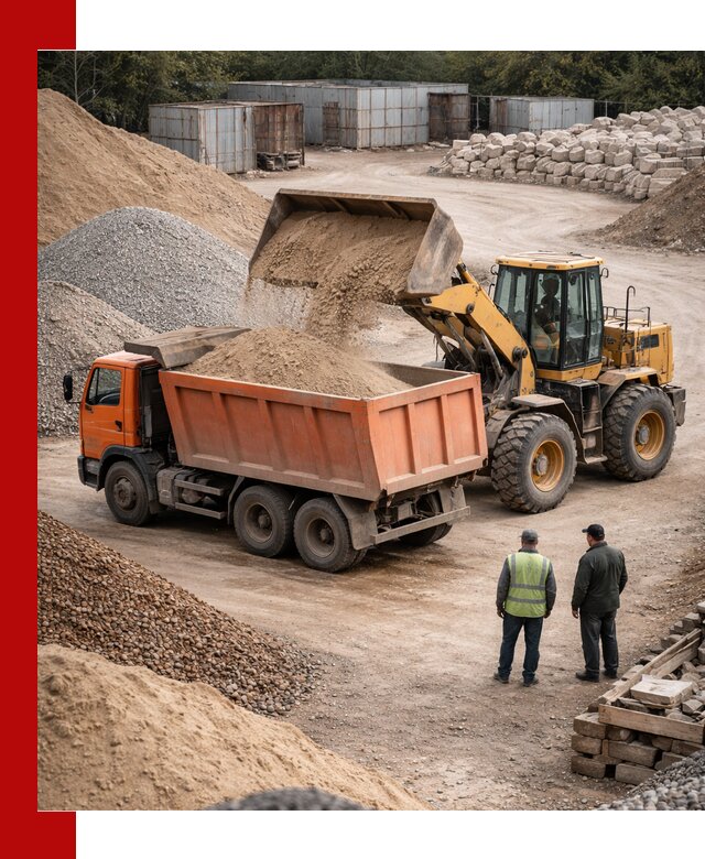 Доставка сыпучих смесей и смесей для стройки в Биробиджане