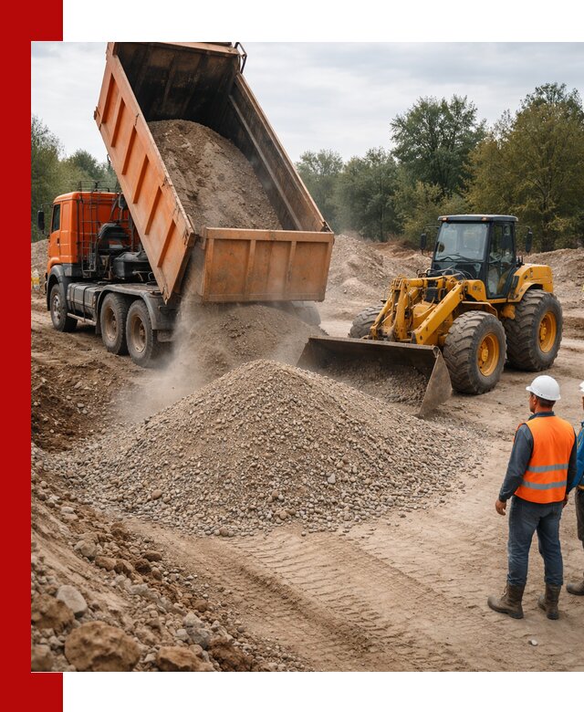 Доставка ПГС фракции С6 в мешках и навалом в Биробиджане