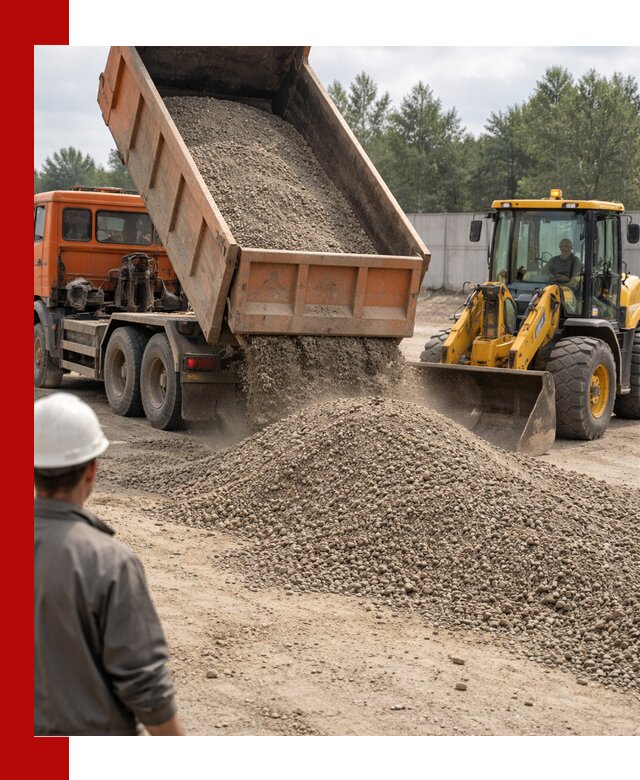 Доставка щпс С8 самосвалами в Биробиджане от производителя