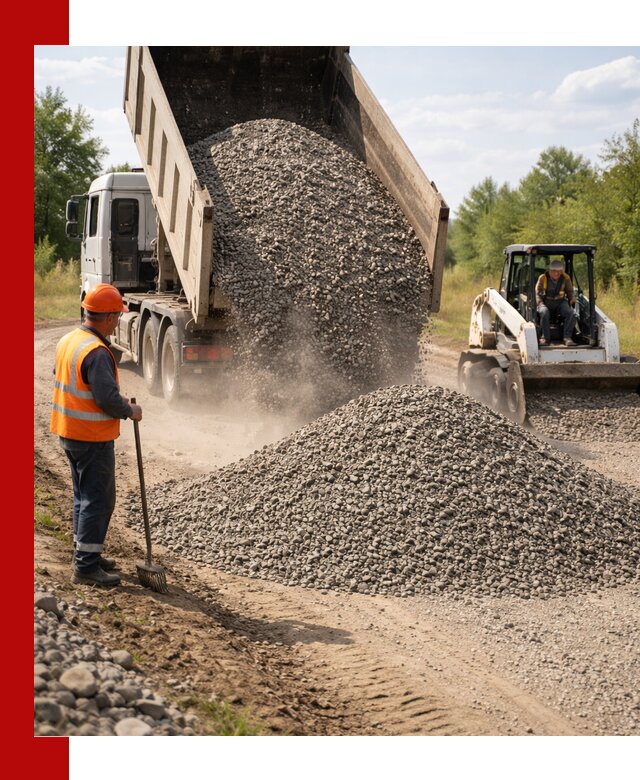 Доставка щпс С10 в Биробиджане — сыпучие материалы оптом и врозь
