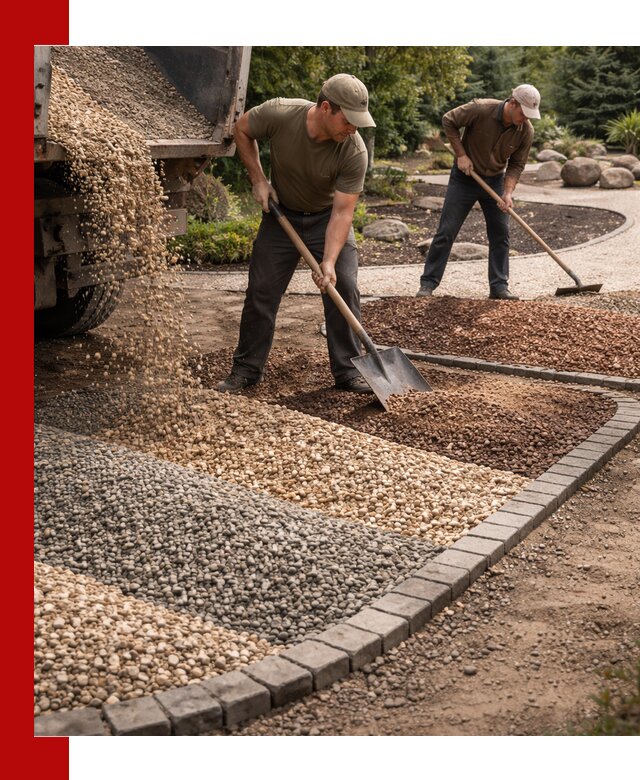 Декоративная крошка для ландшафта в Биробиджане — продажа и доставка