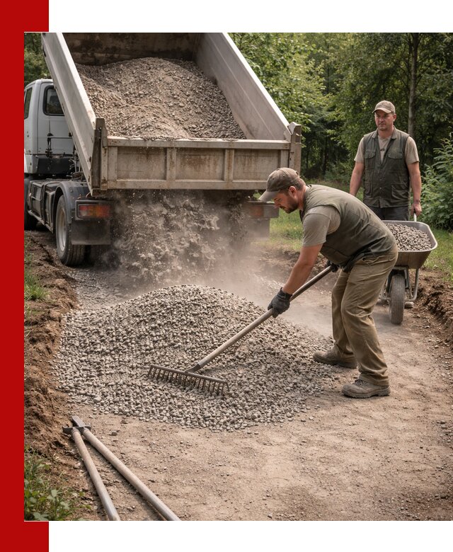 Каменная крошка для дорожек с доставкой в Биробиджане