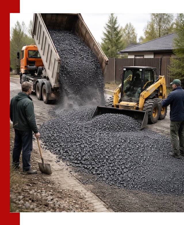 Крошка габбро с доставкой в Биробиджане для строительных работ