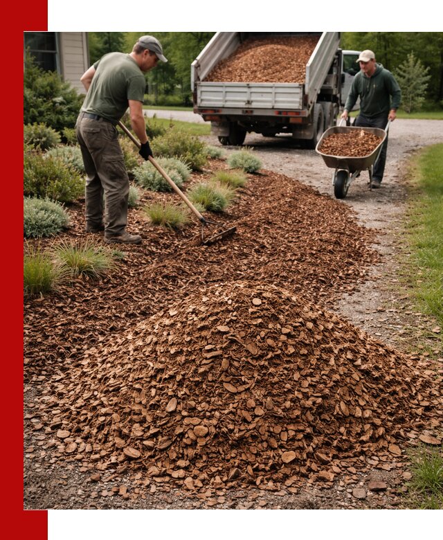 Крошка для мульчирования с доставкой в Биробиджане