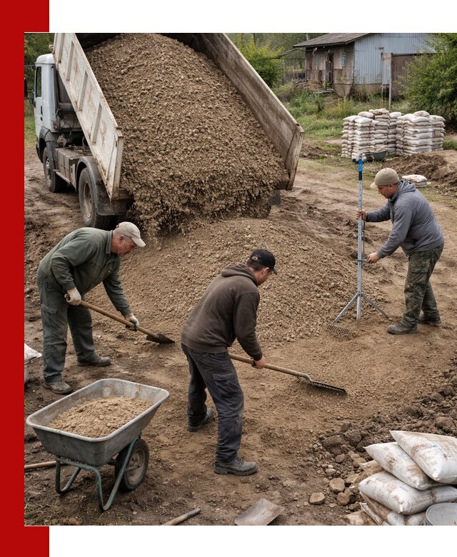 Керамзитовый песок с доставкой в Биробиджане оптом и в розницу