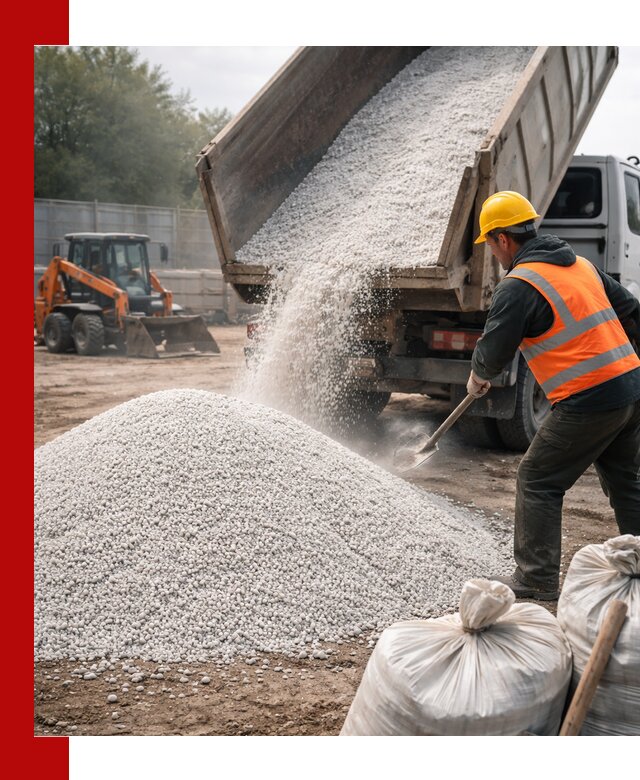 Доставка перлита вспученного в Биробиджане оптом и в розницу