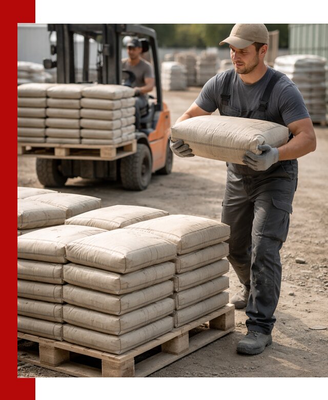 Доставка цемента в мешках оптом и в розницу в Биробиджане