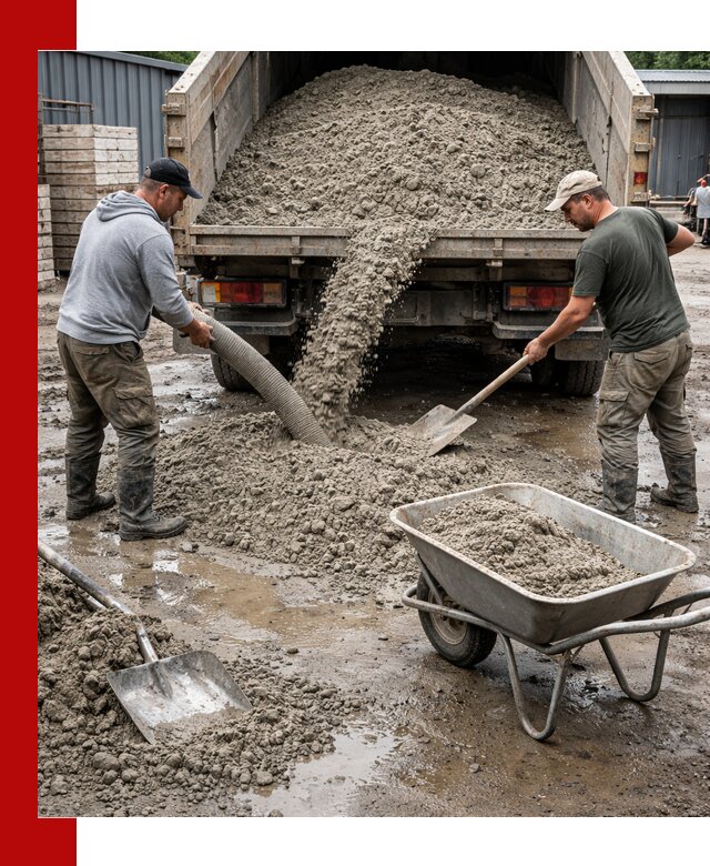 Цементно-песчаная смесь М150 доставка в Биробиджане