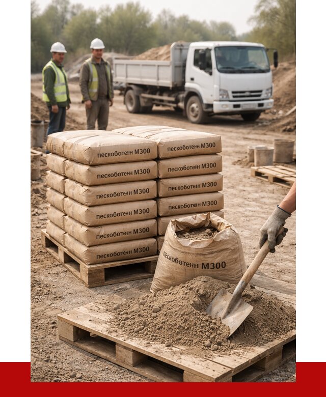 Пескобетон М300 в Биробиджане с доставкой от 4714 р. за куб | ПРОНЕРУДБрб