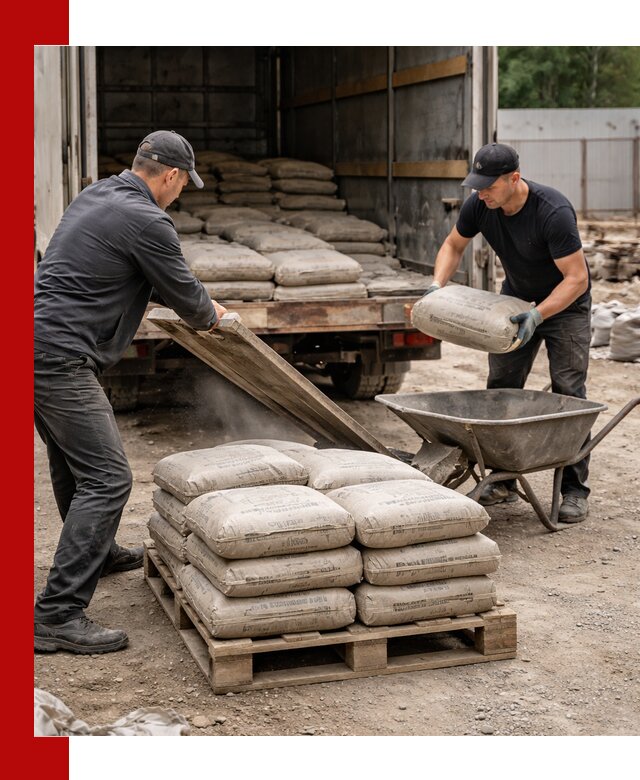 Пескобетон М300 с доставкой в Биробиджане по выгодной цене