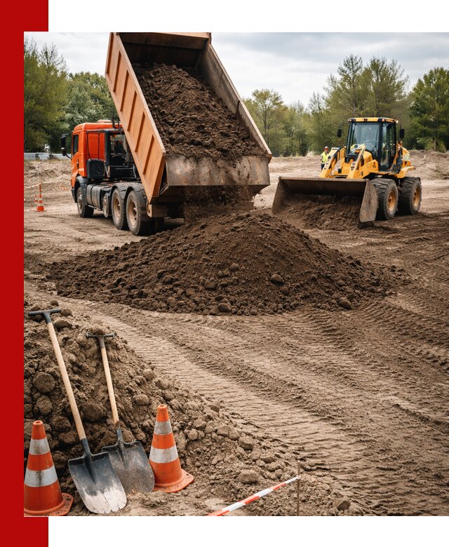 Поставка и доставка планировочного грунта в Биробиджане