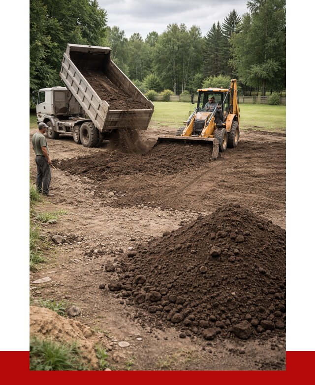 Грунт для выравнивания участка в Биробиджане от 1217 р. | ПРОНЕРУДБрб