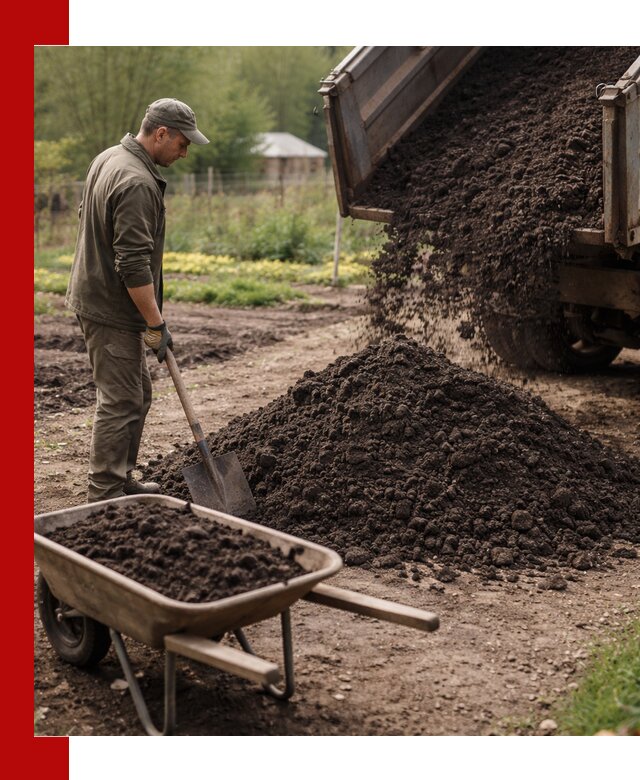 Доставка качественной земли для огорода в Биробиджане
