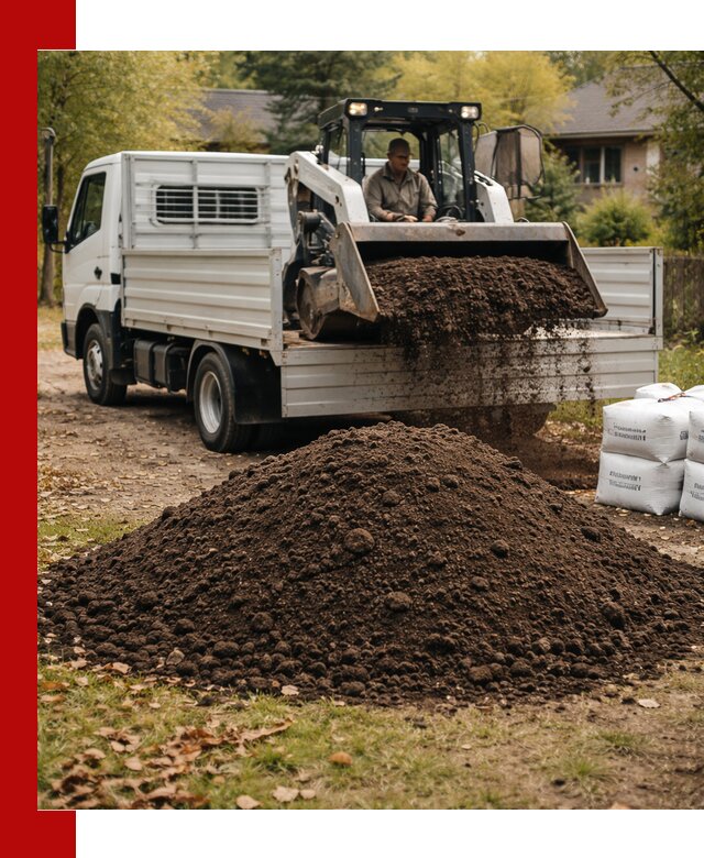 Доставка садовой земли в больших объёмах в Биробиджане