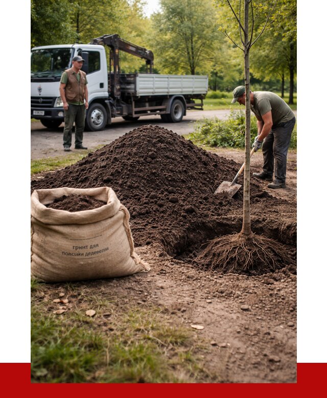 Грунт для посадки деревьев в Биробиджане от 1217 р. | ПРОНЕРУДБрб