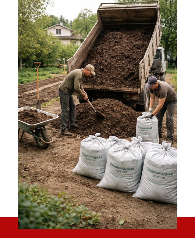 Плодородная смесь в Биробиджане от 4258 р./куб с доставкой | ПРОНЕРУДБрб
