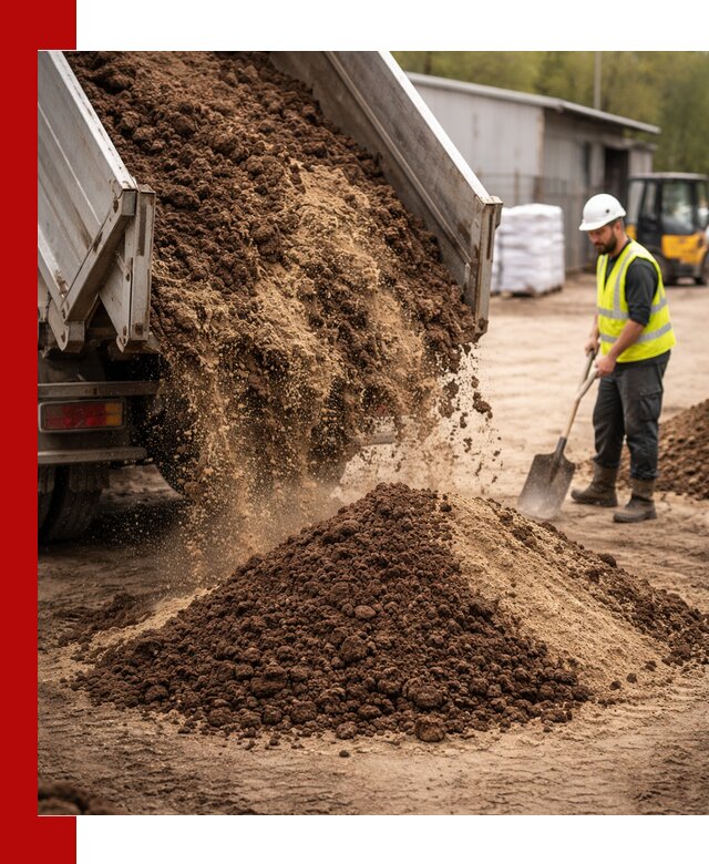 Доставка торфо-песчаной смеси в Биробиджане для строительства и озеленения