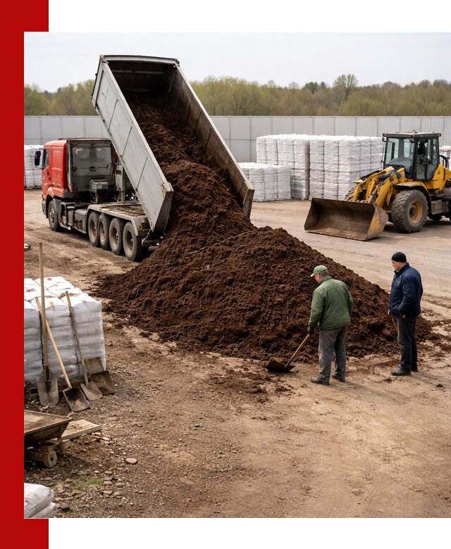 Доставка торфяных смесей оптом и в розницу в Биробиджане