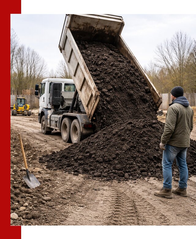 Доставка чернозема навалом в Биробиджане быстро и выгодно