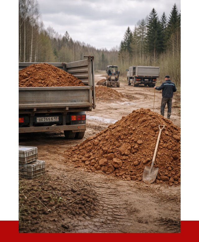 Глина и суглинки в Биробиджане от 4562 р. за куб | ПРОНЕРУДБрб