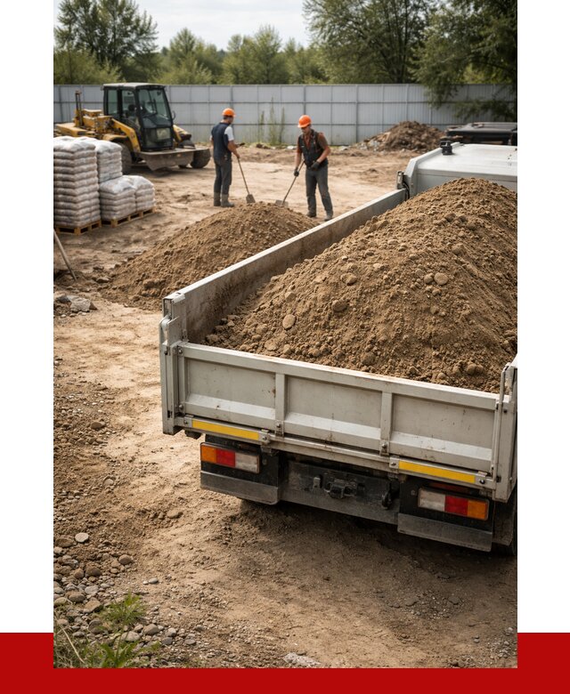 Супесь с доставкой в Биробиджане от 2484 р. за куб | ПРОНЕРУДБрб