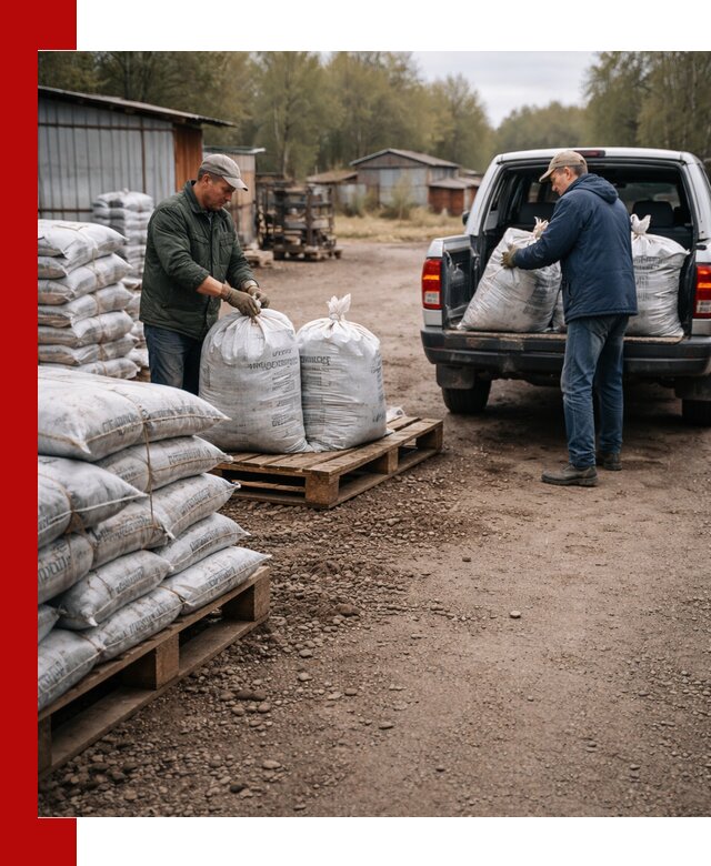 Купить конский навоз в мешках с доставкой в Биробиджане