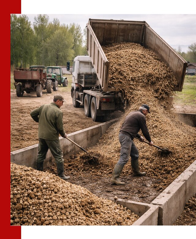 Куриный помет с доставкой в Биробиджане оптом и в розницу
