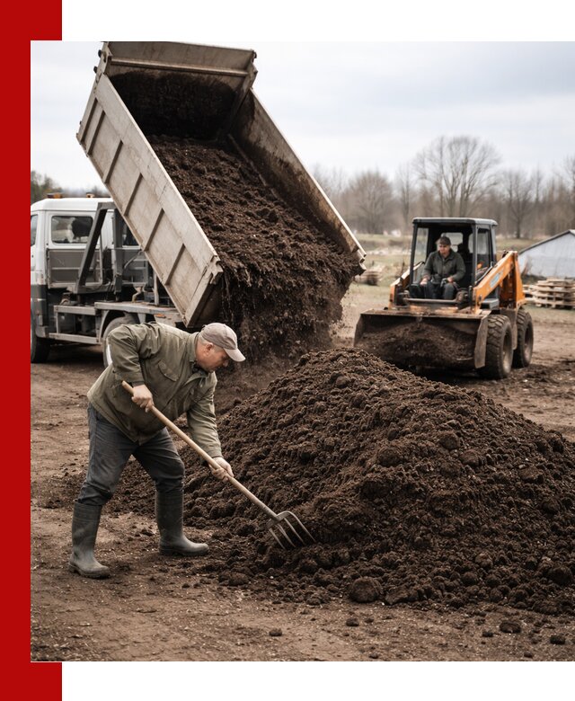 Доставка и продажа перегноя в Биробиджане быстро и дешево