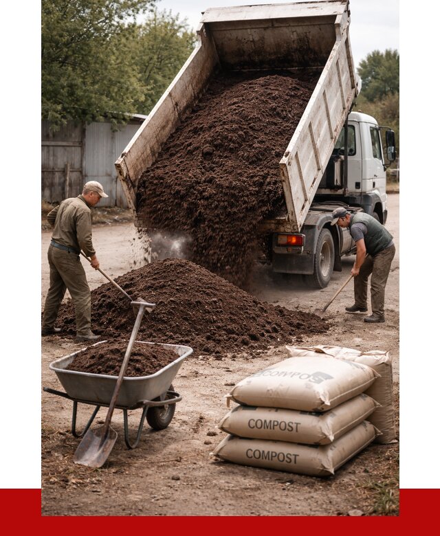 Купить компост в Биробиджане от 4258 р. за куб с доставкой | ПРОНЕРУДБрб